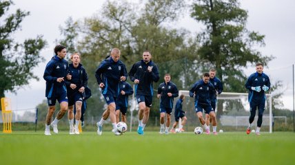 Тренировка сборной Украины