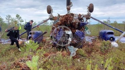 "Исчезнувший" самолет под Томском: появились фото с места жесткой посадки и данные о выживших