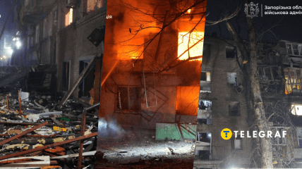 Наслідки удару РФ по Запоріжжю