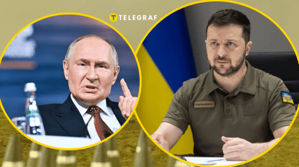 Володимир Зеленський та Володимир Путін