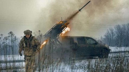 Украинские военные на охране рубежей