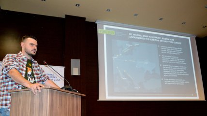 На конференции в Словакии Артем Петренко убеждал европейцев сберегать природный газ в украинских хранилищах