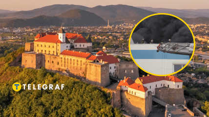 Після удару чарівне місто огорнув дим