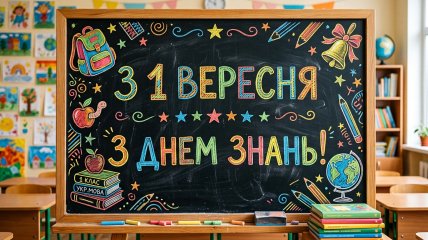 Картинки для привітання з Днем знань 2026
