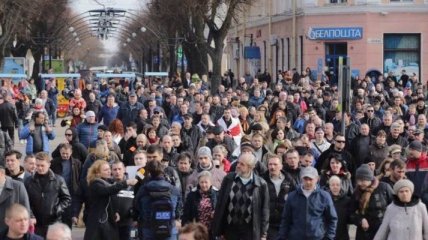 В акции против декрета "тунеядцев" в Бресте приняли участие более 1000 человек