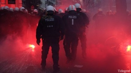 Гамбург охвачен беспорядками, десятки человек пострадали