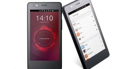 Появился первый в мире смартфон на ОС Ubuntu