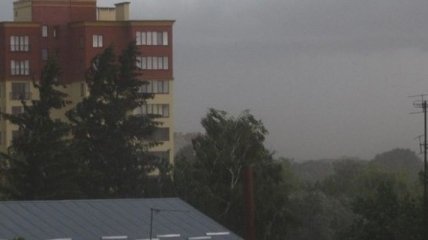 Сильная буря пронеслась в Луцке