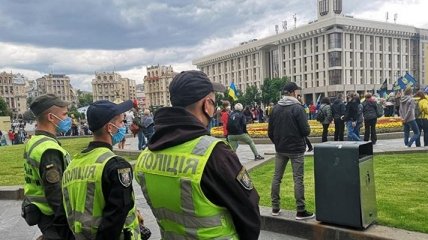 Демонстрации на Майдане: в МВД отчитались о ситуации