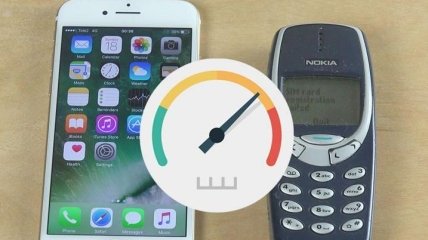 Тест на производительность: iPhone 7 против Nokia 3310 (Видео)