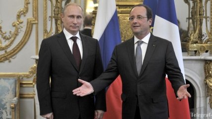 СМИ: После встречи с Порошенко Олланд увидится с Путиным