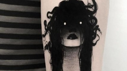 Мрачные татуировки, которые пугают и завораживают (Фото)