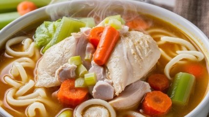 Цей суп виходить дуже смачний та ароматний  (зображення створено за допомогою ШІ)