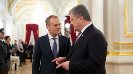 Порошенко на встрече с Туском рассказал о целях Кремля в Украине