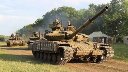 На Донетчине состоялись соревнования на лучший танковый экипаж (Фото)