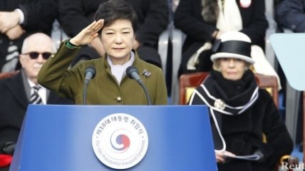 Женщина-президент приняла присягу в Южной Кореи