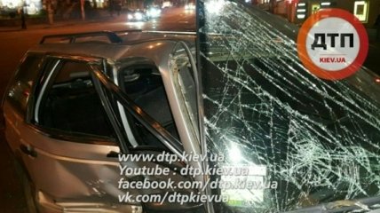 Масштабное ДТП с тремя авто произошло в Киеве