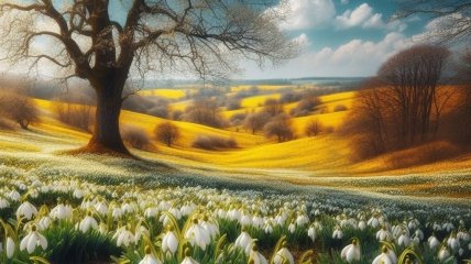 Весна в Украине
