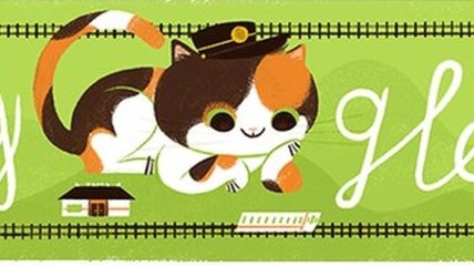 Google выпустил "дудл" в честь 18 лет со Дня рождения кошки Тамы