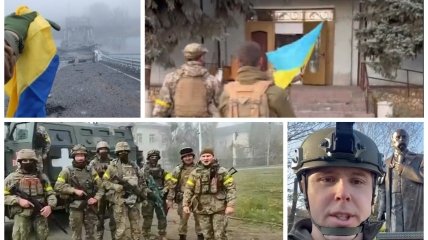 Украинский флаг возвращается в населенные пункты на юге