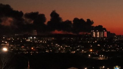 Пожар в Курске
