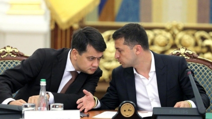 Дмитрий Разумков и Владимир Зеленский