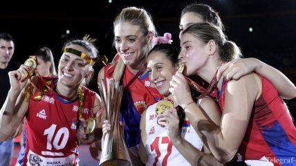 Сербия - Италия: яркие кадры финала женского ЧМ-2018 по волейболу (Фото)