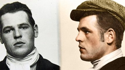 Цветные фото мужчин 1930-х годов, которые добились успеха в преступном мире (Фото)