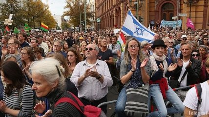 В столице Германии протестуют против антисемитизма (Фото)