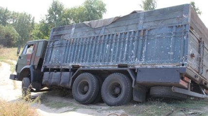 ДТП в Полтавской области: загорелись два грузовика