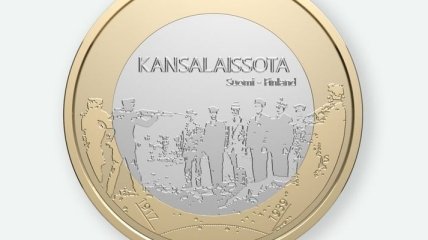 В Финляндии изымают из оборота скандальную монету, посвященную 100-летию страны