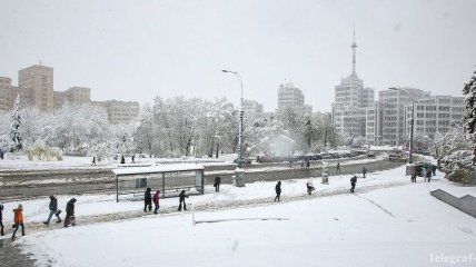 Прогноз погоды: Украину накроют мокрый снег и ветер