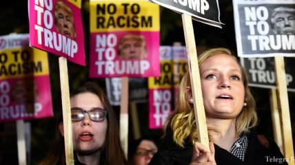 В США протестующие заблокировали подходы к "Трамп тауэр"