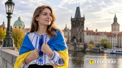 Украинка в Европе
