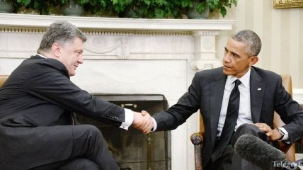 Обама и Порошенко обсудили ситуацию в Украине