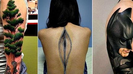 Невероятные 3D татуировки, которые потрясают своей реалистичностью (Фото)