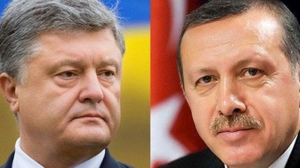 Порошенко и Эрдоган обсудили выборы президента РФ в оккупированном Крыму
