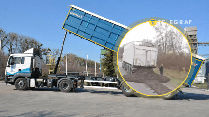 Водій самоскида не очікував такого