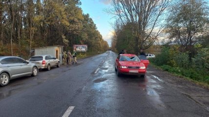 На Закарпатье сбили военного