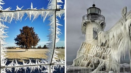 Потрясающие доказательства того, что зима – гениальный художник и скульптор (Фото)