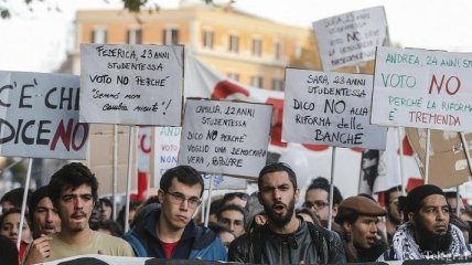 В Италии состоялись многотысячные демонстрации против конституционной реформы