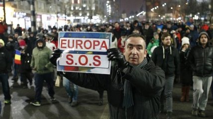 В Румынии проходят массовые антиправительственные протесты