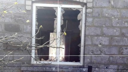 Штаб АТО опубликовал фото последствий обстрелов Красногоровки 