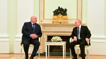 Олександр Лукашенко та Володимир Путін