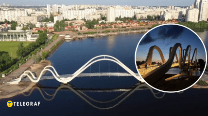 Мост-волна в Киеве