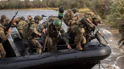 Украинские бойцы в Херсонской области