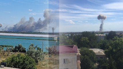 Взрывы на военном аэродроме в Крыму 9 августа