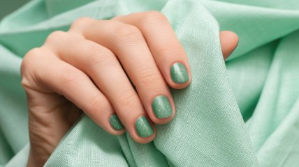 Зеленые ногти внесут нотку свежести в ваш образ
