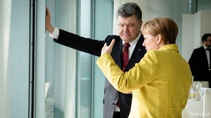 Порошенко и Меркель поговорили о ситуации на Донбассе
