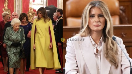 Мелания Трамп и Елизавета II